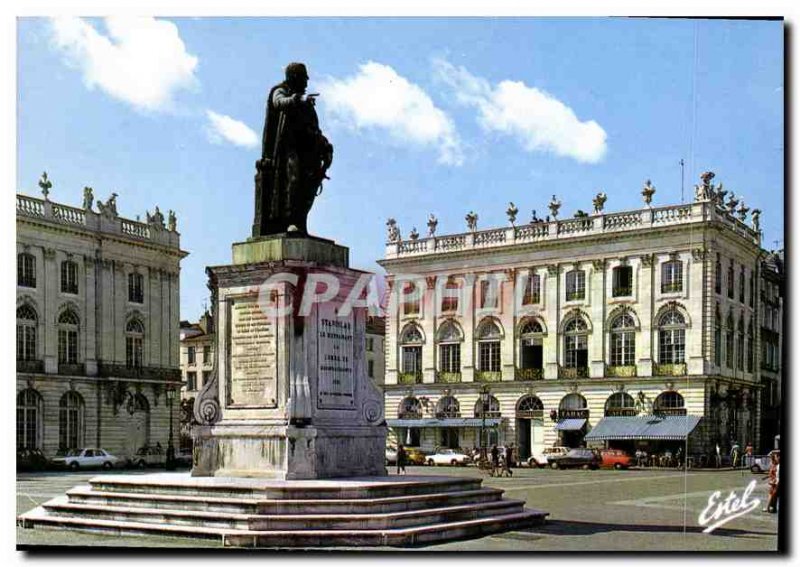 Modern Postcard Nancy Meurthe et Moselle Place Stanislas and the statue of St...