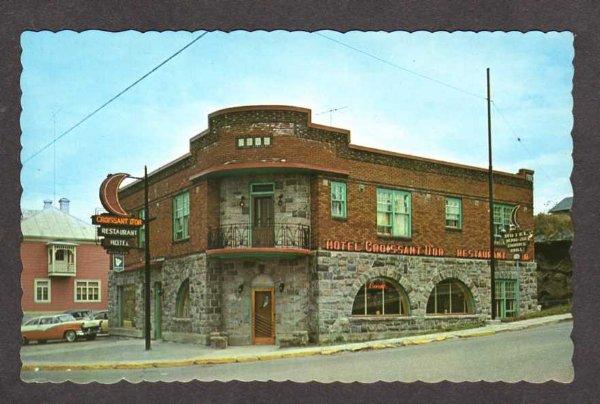 PQ Hotel Croissant D'or Riviere du Loup QUEBEC Canada Carte Postale Postcard