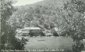 C.1905-10 Laurel Dell, Lake Co., California Vintage Postcard F27