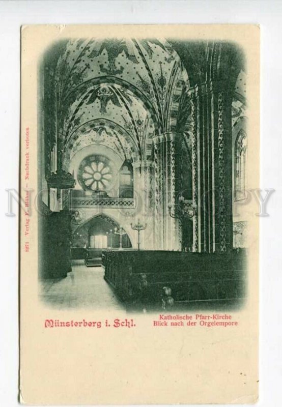 3158413 Poland Ziebice MUNSTERBERG i. Schl. Catholic CHURCH OLD