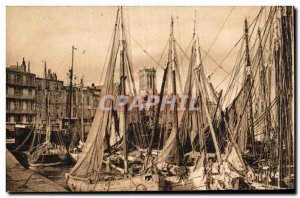 La Rochelle - Corner to Port Saint Sauveur boats - Old Postcard