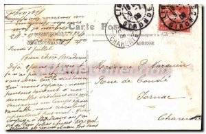 Old Postcard Libourne Les Bords De I'Isle