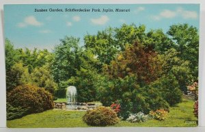 Joplin Missouri Sunken Garden Schifferdecker Park c1915 Postcard N8