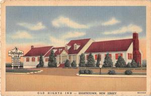 Hightstown New Jersey Old Hights Inn Antique Postcard J52883