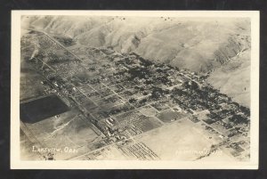 RPPC LAKEVIEW OREGON DOWNTOWN AERIAL VIEW VINTAGE REAL PHOTO POSTCARD