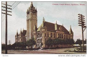 Exterior, County Court House, Spokane, Washington, 00-10s