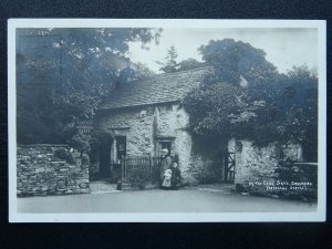 Cumbria GRASMERE The Lych Gate S. NELSON GINGERBREAD MAKER - Old RP Postcard