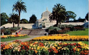 Conservatory Of Flowers Golden Gate Park San Francisco CA Chrome Postcard 