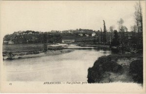 CPA AVRANCHES - Vue générale prise au bord de la Sée (149246)