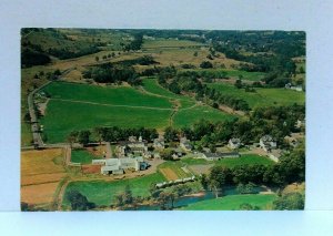 Windham New York NY Aerial View Osborn House Windham Golf Course Postcard 