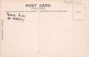 J71/ Santa Claus Christmas Postcard c1910 Wish Bed Sleeping 229