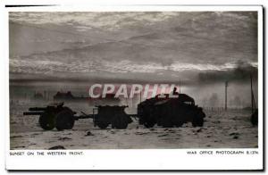 CPM Militaria Sunset on the Western Front Tank