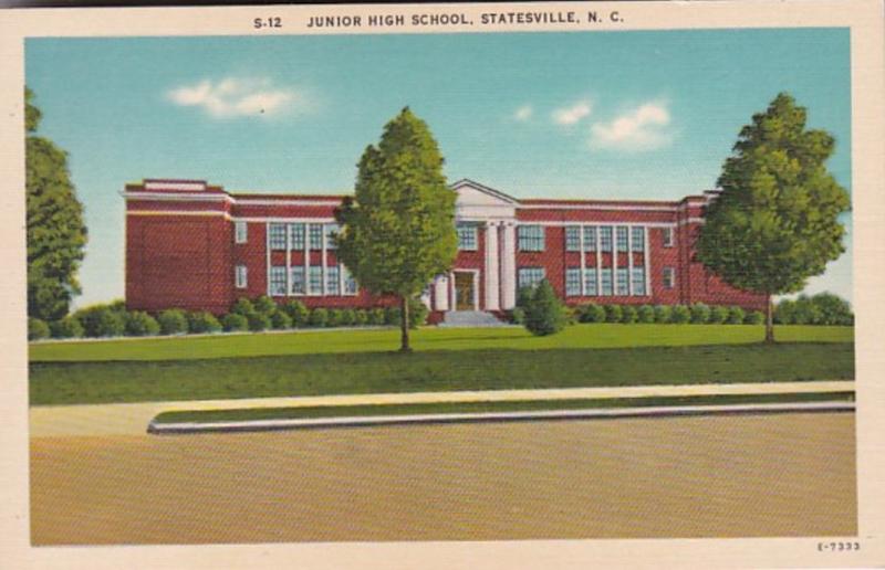 North Carolina Statesville High School 1956