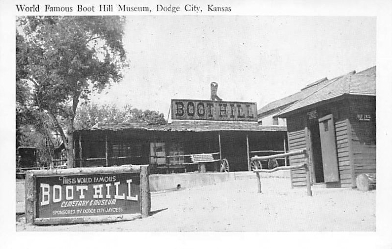 World-famous boot Hill Museum Dodge City Kansas