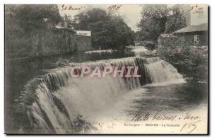Issoire Old Postcard Waterfall