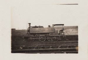 LNWR Class 0-6-0T no 3186 Euston at Edge Hill Station Real Photo Postcard