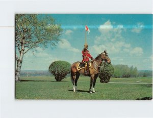 Postcard Officer of the Royal Canadian Mounted Police Canada