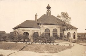 J50/ Rock Island Illinois RPPC Postcard c1910 CRI&P Railroad Depot 136