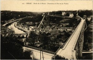 CPA DINAN - Bords de la Rance - Panorama du Port et du Viaduc (103888)