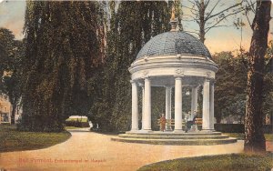 Bad Pyrmont Germany c1910 Postcard Erdbeertempel im Kurpark Park