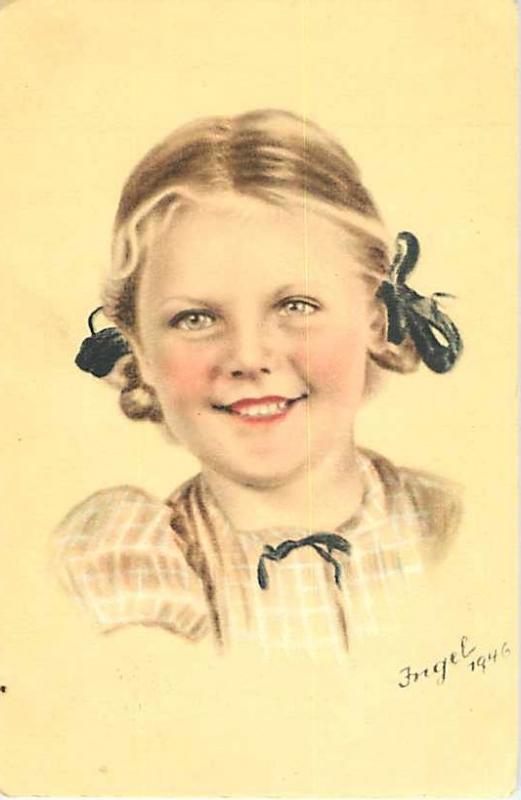 Cute Little Girl by Fngel? 1945 Netherlands