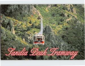 Postcard Sandia Peak Aerial Tramway Albuquerque New Mexico USA