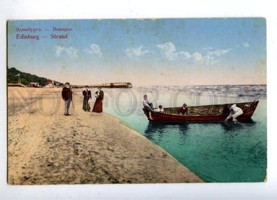 162129 Latvia RIGA Edinburgh seaside Vintage postcard