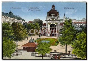 Old Postcard The Wiesbaden Hot Spring