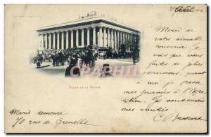 Paris Old Postcard Stock Exchange Palace