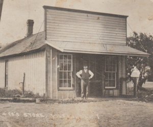 Filson ILLINOIS RPPC 1908 GENERAL STORE nr Arcola Champaign GHOST TOWN? IL