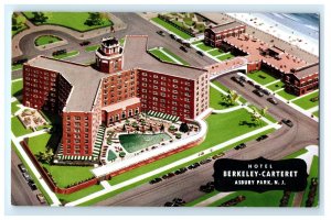 Hotel Berkeley Carteret Asbury Park NJ New Jersey Postcard (CP12)