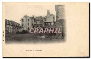 Postcard Old Chateau Chazeron