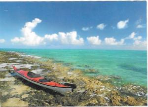 Postcard used. Historic Indian Key, Islamorada, Florida.  Reagan Stamp #3897