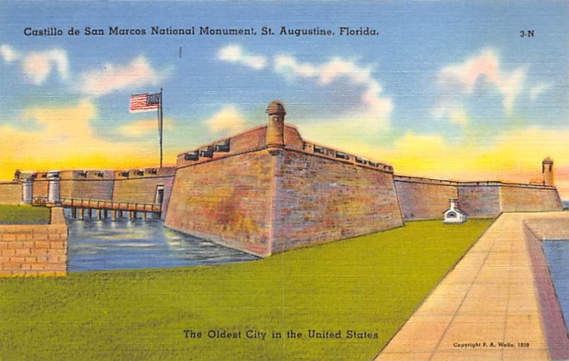 Castillo de San Marcos National Monument Oldest City in the United States St ...