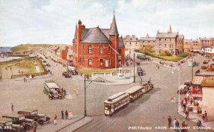 Vintage Postcard Portrush Railway Station Coleraine-Portrush Northern Ireland