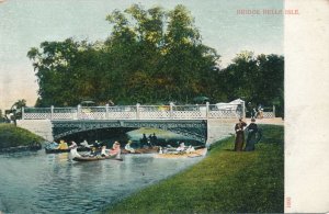 Boaters at Belle Isle Bridge - Detroit MI, Michigan - UDB