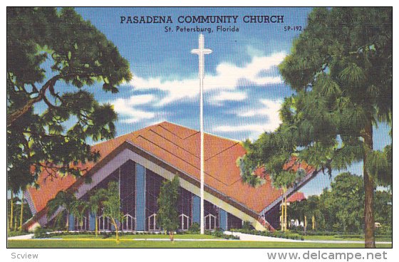 ST. PETERSBURG, Florida, 1930-1940's; Pasadena Community Church