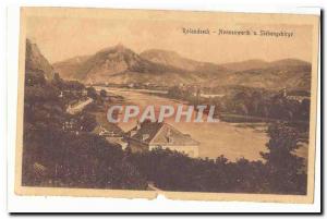 Germany Rolandseck Old Postcard Nonnewerth u Siebengebirge