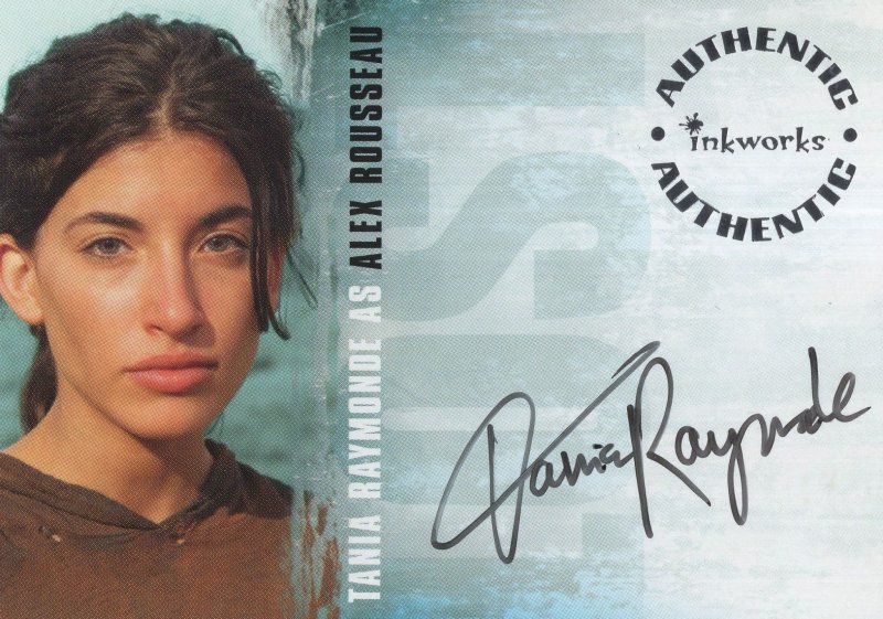 Tania Raymond Lost TV Show Hand Signed Autograph Card Photo