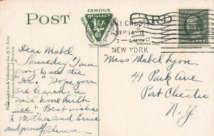 Immigrant Station, Ellis Island, New York City, N.Y., Early Postcard, Used 