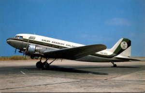 Airplane Saudi Arabian Airlines Douglas DC-3C At Beirut