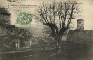 CPA SÉVÉRAC-le-CHATEAU - Cour de Chateau et les Ruines (161313)