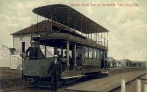 Double Deck Car - Coronado Tent City, California CA  