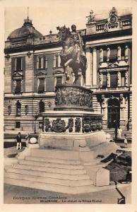 BR73318 beograd belgrade la statue du prince michel serbia  real photo