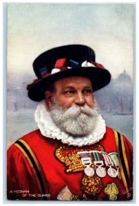 c1910 A Yeoman or Beef-Eater of Guards (State Dress) Oilette Tuck Art Postcard