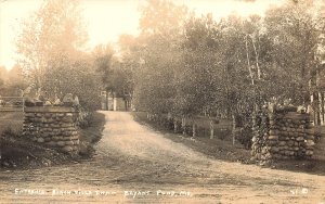 Main Street Bryant Pond ME Real Photo Postcard