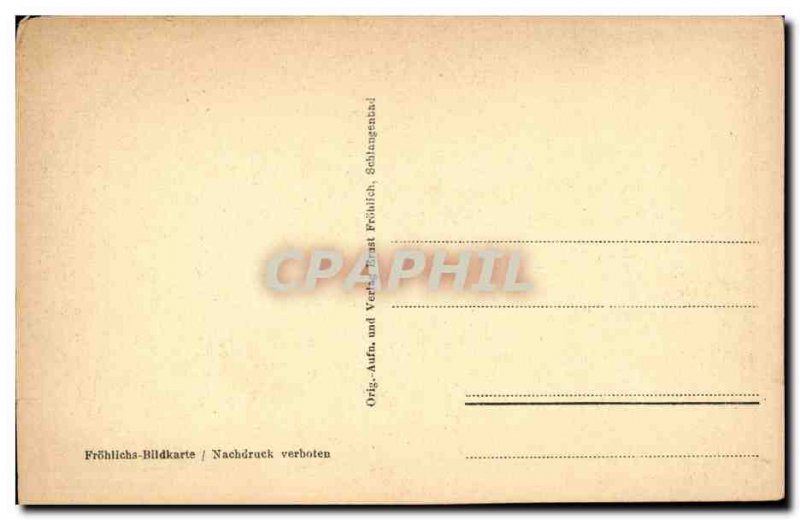 Postcard Old Schalangenbad Gesamtansicht