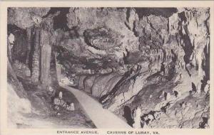 Virginia Caverns Of Luray Entrance Avenue Albertype