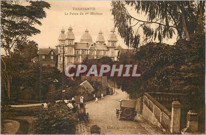 'Old Postcard Tananarive Minister''s Palace'