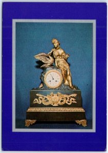 Postcard - Mantel clock with the figure of Leda and the swan Bertel - Poland